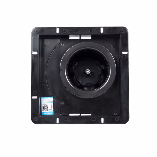 Toilet Ceiling Mount Square ABS Plastic Bathroom Duct Exhaust Fan for House Ventilation