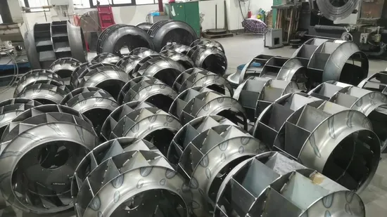 250mm AC 115V 230V Ventilation Centrifugal Duct Fan Forward Curved Centrifugal Fan Impeller