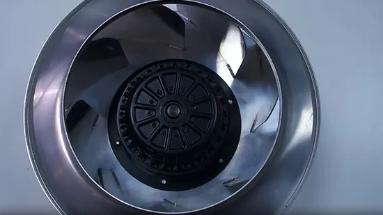 Kironmotor Backward Centrifugal Fan Aluminum Wheel and Impeller 