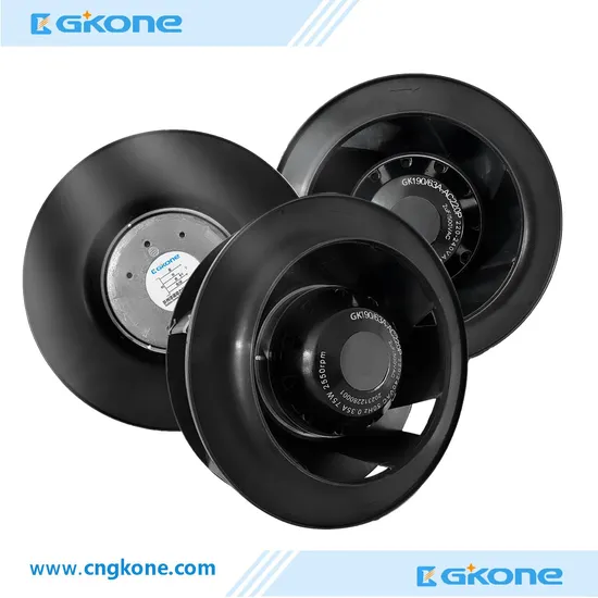 ∅ 190*106mm Ec Centrifugal Blower Forward Curved Impeller 230V Centrifugal Fan for Exhaust Ventilation and Air Conditioning Systems 