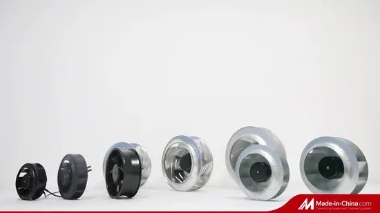 Factory Price FFU 280mm Ec AC DC Motor Backward Curved Centrifugal Blower Fan with Motor Speed Air Clean Equipment Systems 