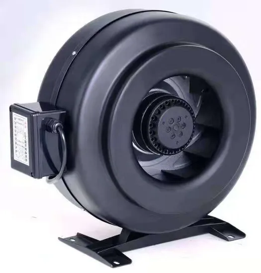 High Airflow Centrifugal Inline Duct Fan Metal Centrifugal Duct Fan 