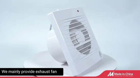 4 Inch Size Bathroom Wall Mounted Exhaust Ventilation Duct Fan 